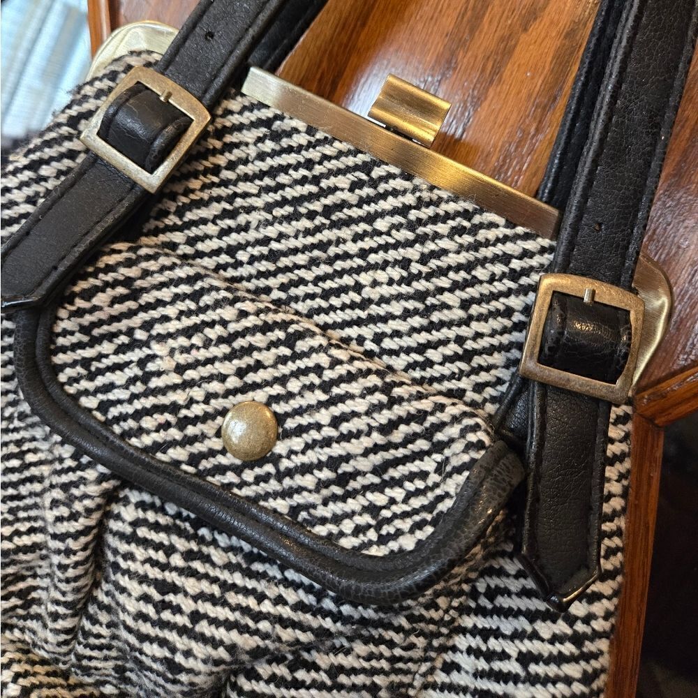 Mossimo Tweed Shoulder Bag - Picture 3 of 9